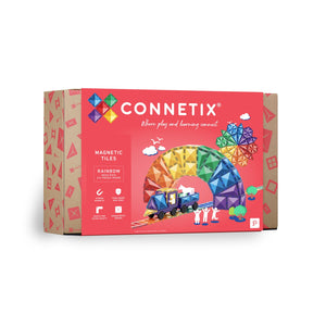 Magnetic Tile Set – Rainbow Mega Pack (212 Pieces)
