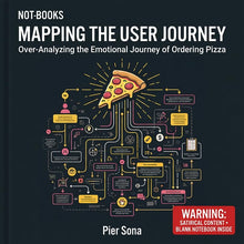 Load image into Gallery viewer, Not-Books: Mapping the User Journey: Funny UX Strategy Notebook

