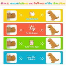 Load image into Gallery viewer, Dino Nuggets Plush – Funny Soft Dinosaur Food Pillow
