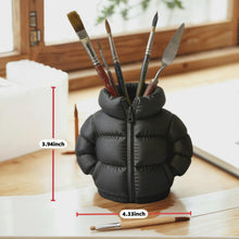 Load image into Gallery viewer, Puffer Jacket Pen Holder – Cute 3D-Printed Desk Organizer
