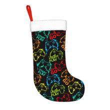 Load image into Gallery viewer, Gamer-Themed Christmas Stocking
