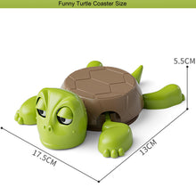Load image into Gallery viewer, Interactive 3D Printed Turtle Drink Coaster | Moving DIY Cup Holder Decor
