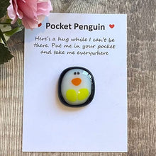 Load image into Gallery viewer, Little Pocket Penguin Hug Keepsake | Cute Resin Encouragement Token with Card
