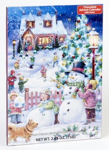 Vermont Christmas Company Snowman Chocolate Advent Calendar