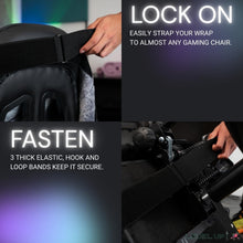 Load image into Gallery viewer, Glow-in-the-Dark Gaming Chair Blanket with Hood – Cosmic Controllers
