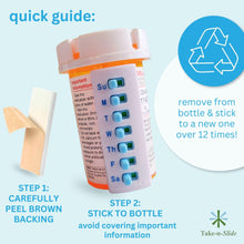 Load image into Gallery viewer, Pill Tracker Slider – Reusable Medication Reminder
