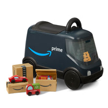 Load image into Gallery viewer, Delivery Van Ride-On Toy – Blue (Ages 2+)
