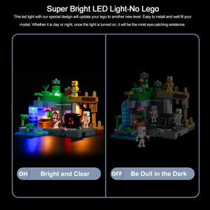 LED Light Kit for Lego Minecraft Dungeon - Gifteee Unique & Unusual gifts, Cool gift ideas