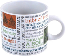 Load image into Gallery viewer, Shakespearean Insults 14oz Coffee Mug
