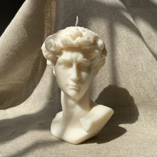 Load image into Gallery viewer, David Bust Scented Candle – Large, Hand-Poured
