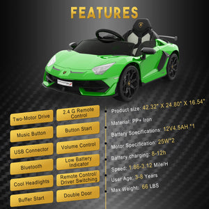 Kids Lamborghini Ride-On Car - Gifteee Unique & Unusual gifts, Cool gift ideas