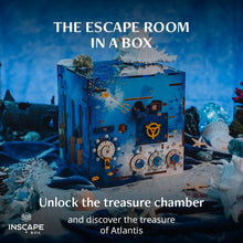 Load image into Gallery viewer, INSCAPE Atlantis Treasure Escape Room Puzzle Box | 3D Wooden Brain Teaser
