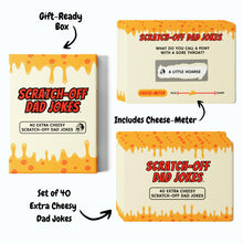 Load image into Gallery viewer, Scratch-Off Dad Joke Cards – Funny 40-Pack Gift for Dad

