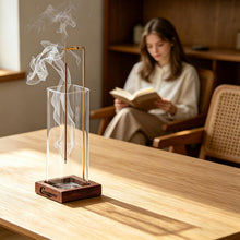 Load image into Gallery viewer, Anti-Ash Desktop Incense Holder with Alligator Secure Clip
