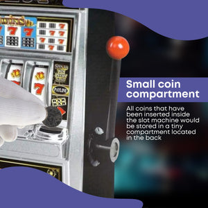 Jumbo Slot Machine Coin Bank - Gifteee Unique & Unusual gifts, Cool gift ideas