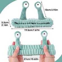 Load image into Gallery viewer, Spa Headband – Cute Palm &amp; Snail Skincare Hair Band
