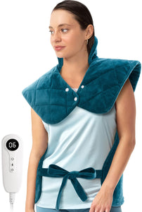 Wearable Heating Pad for Neck, Shoulders & Back – Timers, Auto-Off