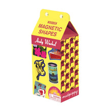 Load image into Gallery viewer, Mudpuppy Andy Warhol Wooden Magnetic Shapes
