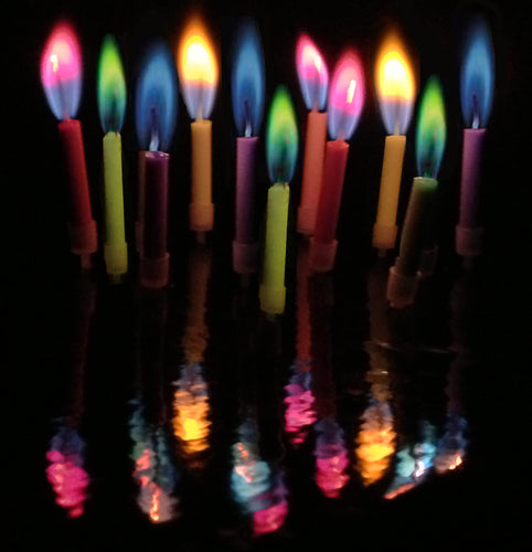 Colorflame Happy Birthday Candles - Gifteee - Unique Gifts | Cool Gift Ideas for Kids, Men and Women