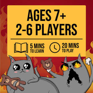 Explosive Party Card Game – 10th Birthday Edition (2–6 Players, 7+)