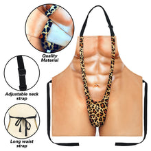 Load image into Gallery viewer, Hilarious "Dad Bod" Musclemankini Apron | Funny Gag Gift &amp; Prank Accessory
