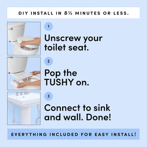 Warm Water Bidet Attachment – Self-Cleaning, Adjustable Pressure