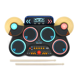Kids Electronic Drum Pad – Black