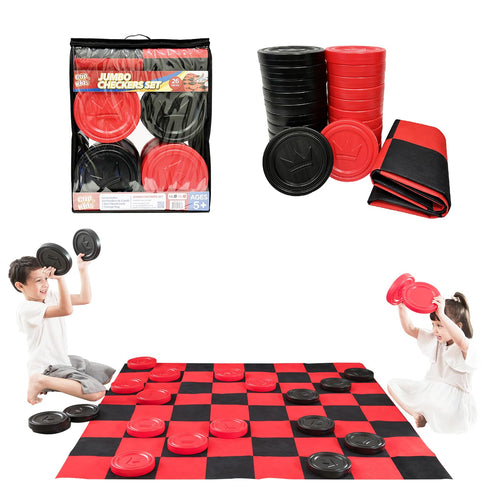 Jumbo Checkers Set - Gifteee Unique & Unusual gifts, Cool gift ideas