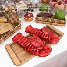 Load image into Gallery viewer, Lobster &amp; Fish Slippers – Novelty Bass Sandals
