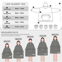 Load image into Gallery viewer, Wearable Blanket Hoodie with Pet Pocket – Cozy Companion
