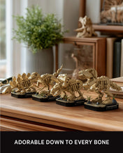 Load image into Gallery viewer, Mini Dinosaur Fossil Building Kit – 4-Pack Desk Models
