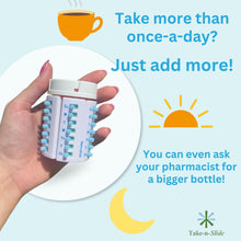 Load image into Gallery viewer, Pill Tracker Slider – Reusable Medication Reminder
