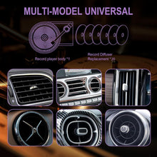 Load image into Gallery viewer, Retro Record Player Car Air Freshener | Spinning Vinyl Vent Clip Diffuser
