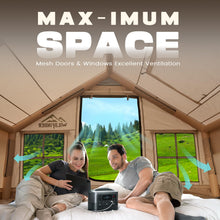 Load image into Gallery viewer, Inflatable Hot Tent – 4-6 Person Air Tent with Skylight &amp; Stove Jack
