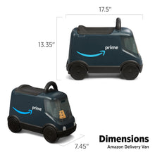 Load image into Gallery viewer, Delivery Van Ride-On Toy – Blue (Ages 2+)
