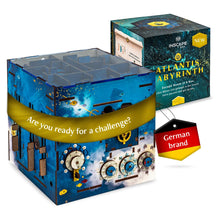 Load image into Gallery viewer, INSCAPE Atlantis Treasure Escape Room Puzzle Box | 3D Wooden Brain Teaser
