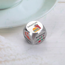 Load image into Gallery viewer, Food Decision Dice - Fun Gift for Couples and Parties
