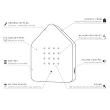 Load image into Gallery viewer, Birdsong Sound Box with Motion Sensor – White
