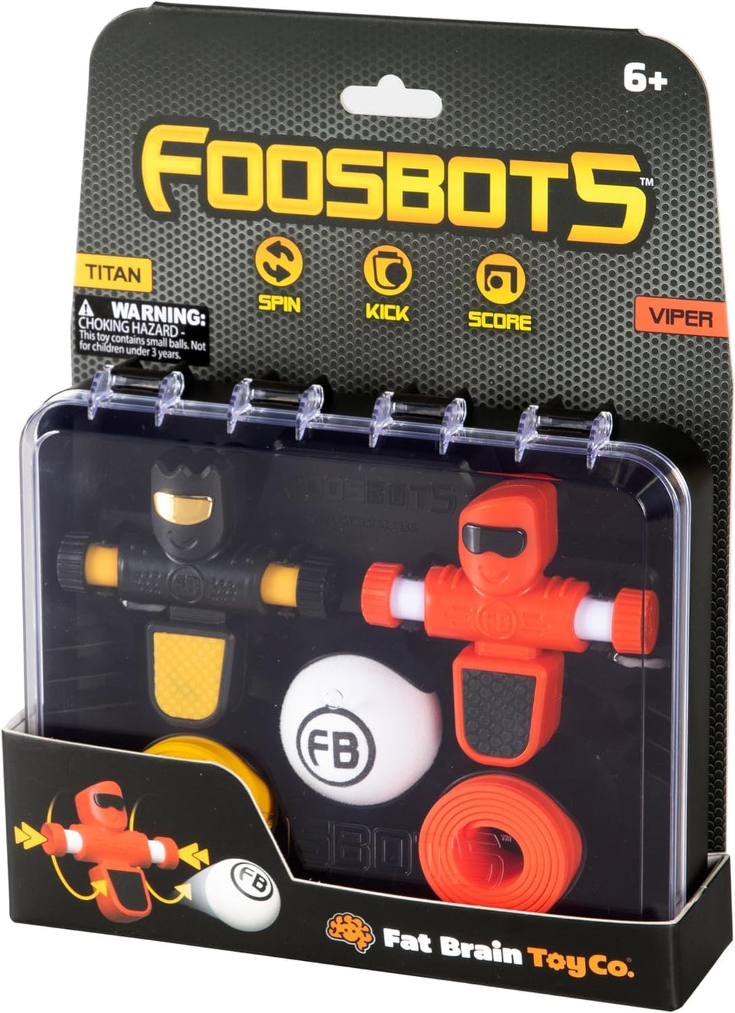 Foosbots 2-Pack - Tabletop Trickshot Game for Kids Ages 6+