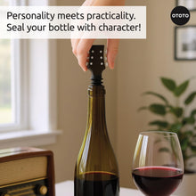 Load image into Gallery viewer, OTOTO Rock n' Roll Guitar &amp; Bass Silicone Wine Bottle Stoppers
