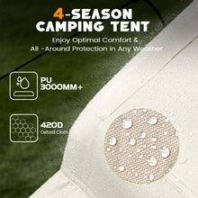 Load image into Gallery viewer, Inflatable Hot Tent – 4-6 Person Air Tent with Skylight &amp; Stove Jack
