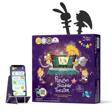 Load image into Gallery viewer, Shadow Puppet Theater – 32 Puppets + Story App (Ages 3–8)
