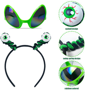 Alien Eyeball Headband with Glasses - Gifteee Unique & Unusual gifts, Cool gift ideas