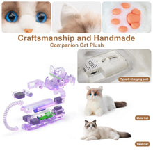 Load image into Gallery viewer, Interactive Robotic Cat – Realistic Plush Companion Pet
