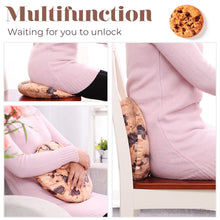 Load image into Gallery viewer, Realistic 3D Chocolate Chip Cookie Plush Throw Pillow – Round Floor &amp; Couch Cushion

