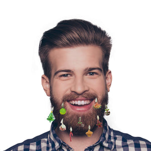 Christmas Beard Baubles Set - Colorful Ornaments for Beards