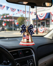 Load image into Gallery viewer, 250th Anniversary USA Liberty Bell Ornament | 3D Metal Patriotic Keepsake
