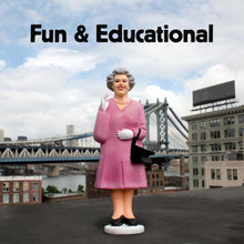 Load image into Gallery viewer, Solar Powered Waving Queen Figurine
