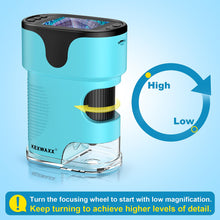 Load image into Gallery viewer, 1000X Kids Pocket Microscope with Screen
