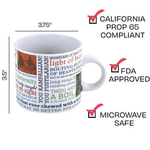 Load image into Gallery viewer, Shakespearean Insults 14oz Coffee Mug

